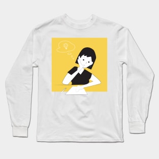 Woman of Thinking Ideas Long Sleeve T-Shirt